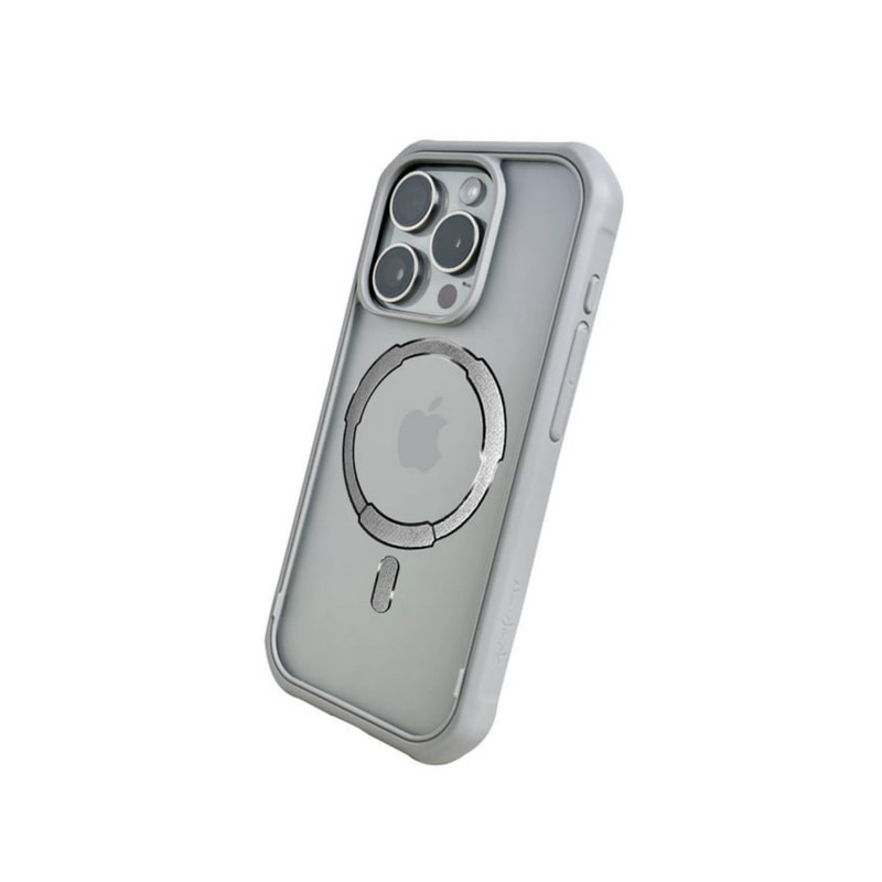 【新品優惠】iPhone 15 Pro (6.1吋)-MagSafe超磁吸透明軍規防摔殼(極光透/極光黑)