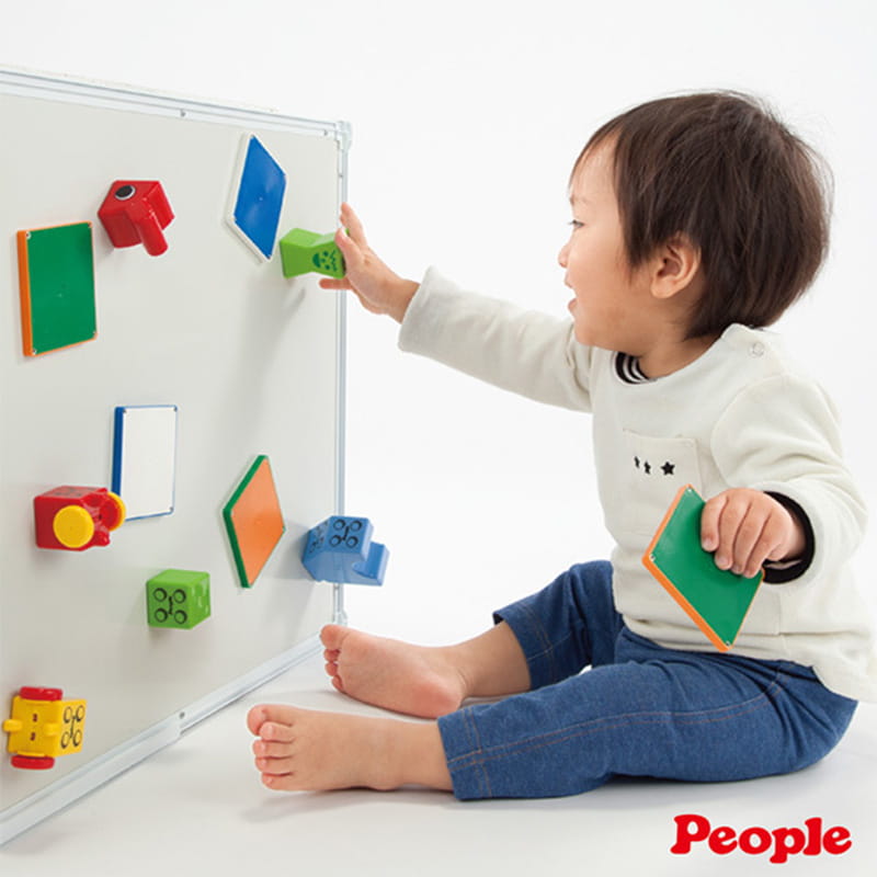 【People】益智磁性積木BASIC系列-1歲的積木組合(1歲以上)