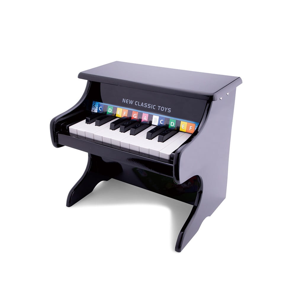 【荷蘭NewClassicToys】幼兒18鍵電子鋼琴玩具(沉穩黑)-10157