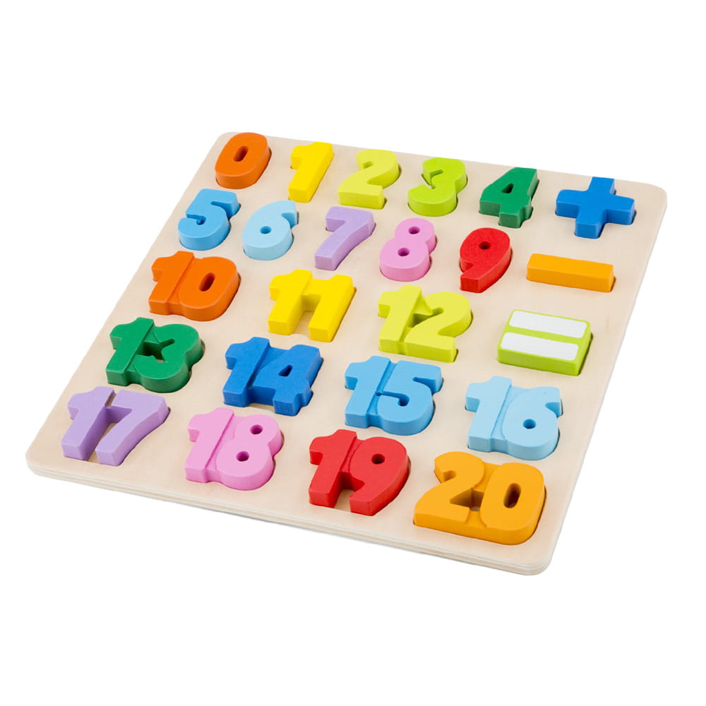 【荷蘭NewClassicToys】幼兒木製數字學習配對拼圖-10539