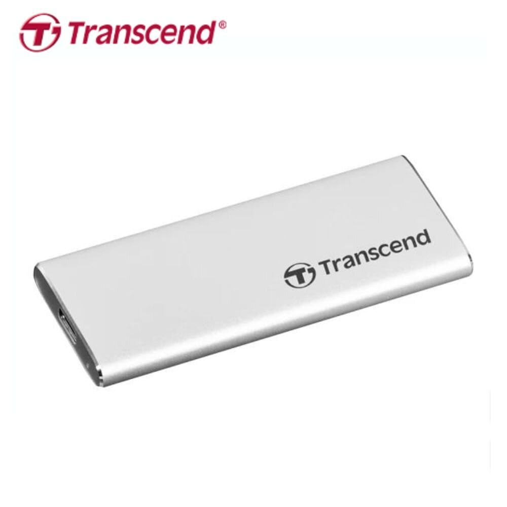 【Transcend 創見】ESD260C 500GB USB3.1 Type C 雙介面 外接 SSD固態硬碟 晶燦銀