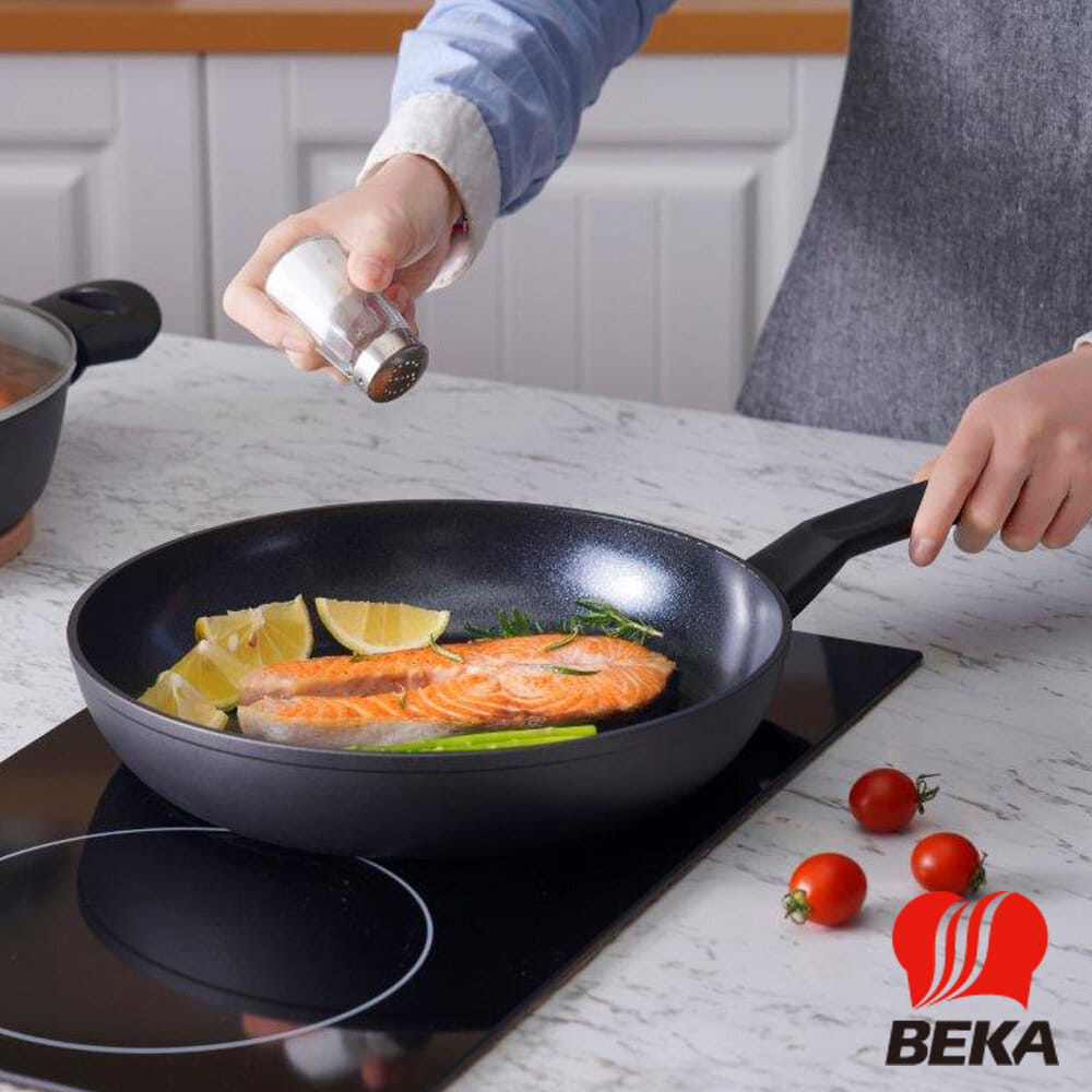 【BEKA貝卡】費塔陶瓷鈦不沾鍋單柄平底鍋28cm(BFE-F28-BK)