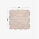 自然系木紋色大型地墊|厚度2cm|淺木紋 - 1箱6片