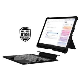 2in1藍牙鍵盤/軍規防摔殼/含觸控板10.9吋For iPad air
